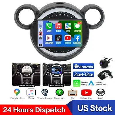 For BMW Mini Cooper Countryman 2011-2016 Paceman Android 13 CarPlay Radio GPS FM - Image 1 of 4