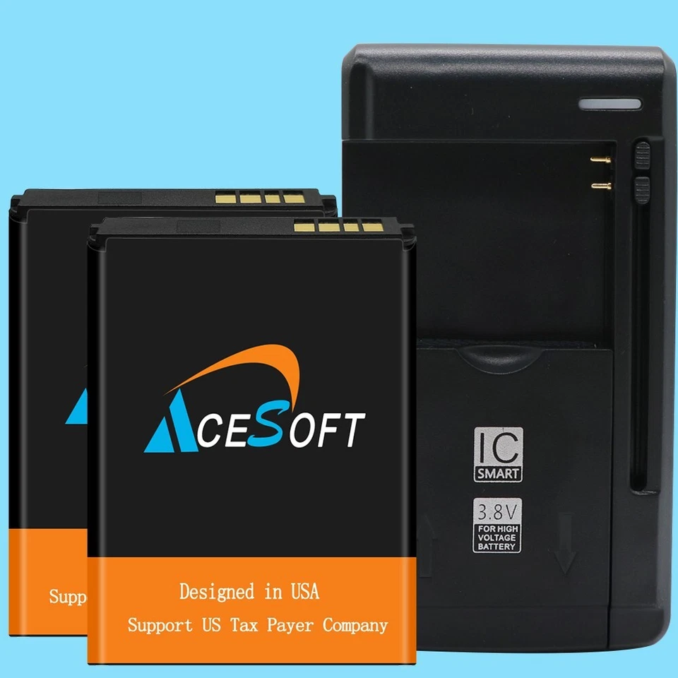 Baterías dobles EB-F1A2GBU 1750mAh + Cargador, para cámara Samsung Galaxy 2 EK-GC200 Foto 1 de 3