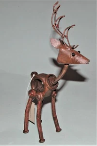 Roman metal reindeer 10 in., copper look, New, wildlife, nature #71227 - Picture 1 of 2