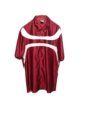 Men's Popeye's Wimpy 5K Large Maroon Athletic Snap Jacket - Image 1 of 4