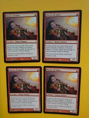 MTG Card. Martyr of Ashes playset  coldsnap human shaman - Image 1 of 4
