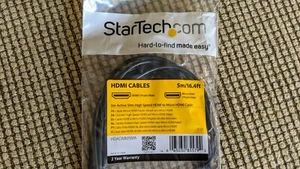 NEW Startech HDADMM5MA 5m (16.4ft) Active High Speed HDMI Cable to Micro M/M A/V - Picture 1 of 3