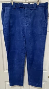 NWT Brooks Brothers Men's Sz 42x32 Blue Cotton Corduroy Dress Pants Pockets - Picture 1 of 13