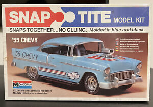 Monogram Snap Tite '55 Chevy, 1:32 Scale, Vintage 1979, Collectible FACTORY SEAL