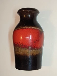 Vintage - Vase - W.Germany - Scheurich Kemaric - Fat Lava 523-18 - Pottery - 70' - Picture 1 of 6