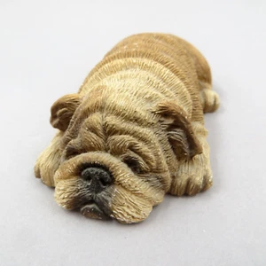 1988 Sandicast Sculpture English Bulldog Figurine Bully S41 Hand Painted Brue - Picture 1 of 8