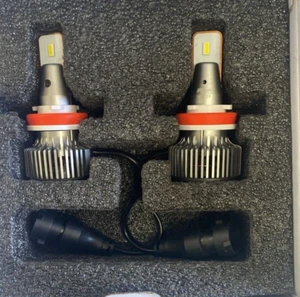 KIT H11 LED 2 PZ RIATEC MOD7811 HEADLIGHT LENS 12/24 6500k 600 lumen Lenticolari - Foto 1 di 9