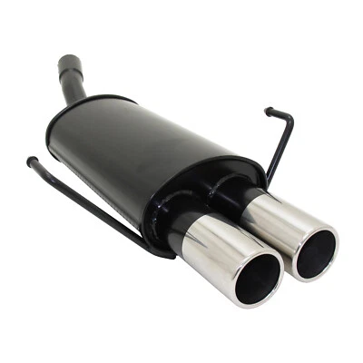 Novus Sportauspuff für Opel Astra H Fließheck 2x76mm Endschalldämpfer mit ABE - Bild 1 von 4