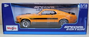 Maisto 1970 Ford Mustang Mach 1 edizione speciale 1:18 auto pressofusa nuova con scatola - Foto 1 di 5
