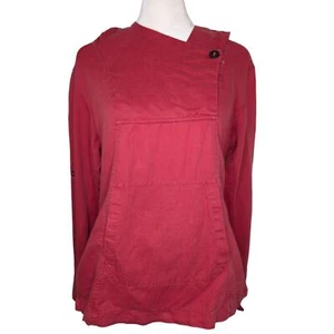 Arc'teryx Red Linen Cotton C'esta Hoody in Passion Fruit Small - Picture 1 of 3