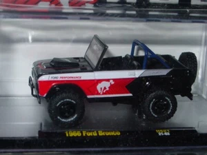 Camión muscular Ford Bronco 1966 4x4 M2 - negro. Sin usar en paquete - Imagen 1 de 2