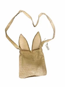 Bunny Purse Kids Gold Pink Boutique Easter - Picture 1 of 5
