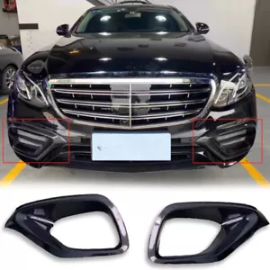 Carbon Fiber Fog Light Frame Cover Bezel For MB C-Class W206 2022-23 - Bild 1 von 5