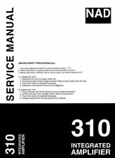 NAD 310 Schematic Diagram Service Manual Schaltplan Techniques