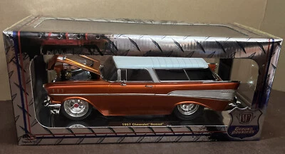 1/18 scale M2 ground pounders 1957 Chevrolet NOMAD VERY LIMITED VHTF RARE CHASE - Image 1 of 4