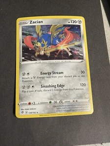 Zacian #139/192 SWSH02: Rebel Clash Pokemon LP - Picture 1 of 2