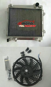 Aluminum Radiator +Fan For 1979-82 BMW 3 E21 320 323i; Alpina C1/E21 2.3i M20 MT - Picture 1 of 7
