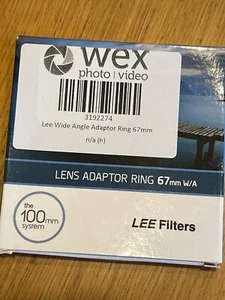 Lee Filters the 100 sytem 67mm wide angle lens adapet ring W/A - Picture 1 of 2