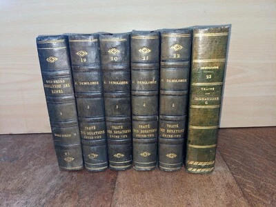 livre ancien-Démolombe-Traité des donations entre-vifs-6/6-1872-85-86 - Photo 1/4