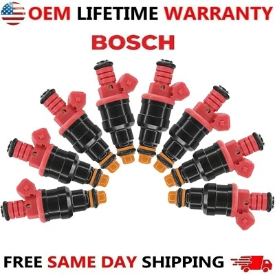Juego de 8 inyectores de combustible Bosch OEM para Ford Mustang 1999-2004 4,6 L V8 0280150561 Foto 1 de 4