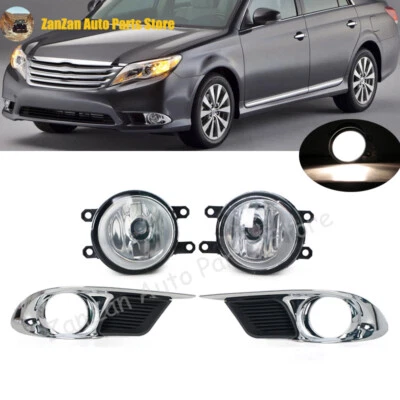 Front Fog Light Fog Lamp + Cover Grille 1 SET For Toyota Avalon 2011-2012 Foto 1 de 4