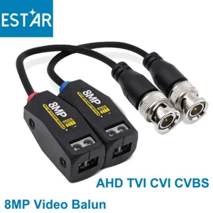 Wholesale 8MP CCTV Video Balun Twisted Pair Balun Connector AHD TVI CVI CVBS - Picture 1 of 18