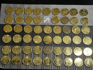 WALT DISNEY WORLD 2025 & 2024 GOLD/BRONZE COINS MEDALLIONS MICKEY MINNIE - Picture 1 of 120