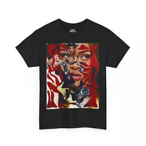 Rihanna Heavy Cotton Graphic T Shirt - Picture 1 of 37