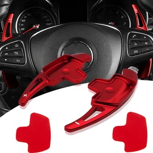 2PCS For Mercedes Benz C Class(W205) C117 Steering Wheel Paddle Shifter Extend - Bild 1 von 11