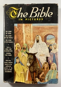 Greystone Press Bible in Pictures Edited by Reverend Ralph Kirby 1952 Vintage! - Picture 1 of 16