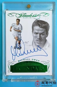 2015-16 Panini Flawless Real Madrid Michael Owen Legend Auto 2/5 - Bild 1 von 2