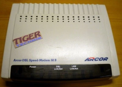 Arcor DSL Speed Modem 50 B ADSL Model Ethernet Annex B* nw408 - Bild 1 von 2