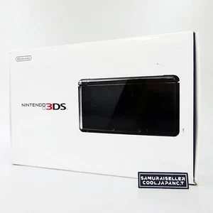 Nintendo 3DS Clear Black Console Game Japan New - Picture 1 of 7