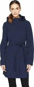 Pendleton V6214 Womens Navy Techrain A-line Belted Coat Size XL - Picture 1 of 3