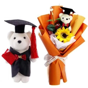 10 pcs/set Celebrate Party Mini Bear Flower Bouquet Birthday Gift - Picture 1 of 12