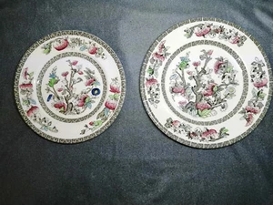 John Maddock and Sons Ltd Indian Tree Plates 20cm /18cm Vintage Made In England. - Picture 1 of 18