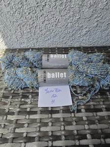 NOS Artful Yarns Ballet Nylon Acrylic Cotton Variegated Blue Knit Crochet 237106 - Picture 1 of 4