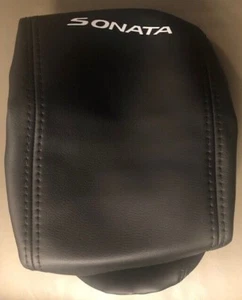 BOYUER Center Console Cover Leather for Hyundai Sonata 2020 2021 2022 Black NEW - Picture 1 of 3