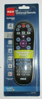 RCA Platinum Pro Universal Remote Backlit Keys Comcast DirecTV LG Magnavox New - Image 1 of 3