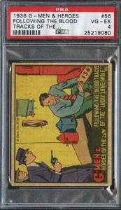 1936 G-MEN & HEROES #56 FOLLOWING THE BLOOD TRACKS PSA 4 *DS14963 - Picture 1 of 2