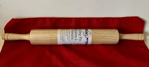 NEW SEALED 17.25” GOOD COOK WOOD WOODEN ROLLING PIN KITCHEN TOOL CAN HANG - Picture 1 of 10