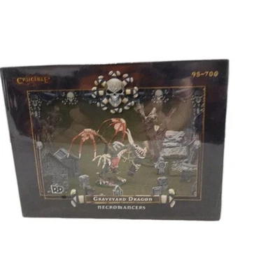 Crucible Necromancers Graveyard Dragon 95-700 Box Set NIB Sealed Ral Partha - Image 1 of 4