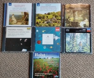 GUSTAV HOLST Planets, Cotswold Sym etc   LOT OF 7 CLASSICAL CDs - Picture 1 of 3