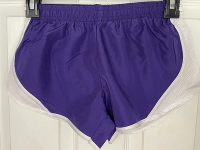 Soffe Girls Cheer Dance Shorts Team Shorty Short Low Rise M 8-10 Purple Athletic - Image 1 of 4