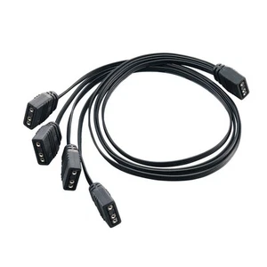 SilverStone ARGB 4-Fach Splitterkabel - 30cm - Photo 1/8