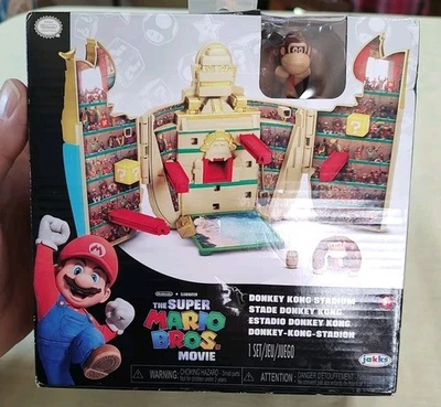 NEW Nintendo SUPER MARIO BROS MOVIE Donkey Kong Stadium  Toy Figure Playset - Image 1 of 3