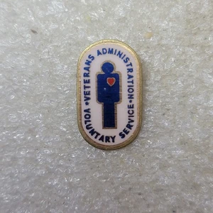 Veteranenverwaltung Freiwilligendienst Pin VA VAVS Vintage Abzeichen Emaille - Bild 1 von 4