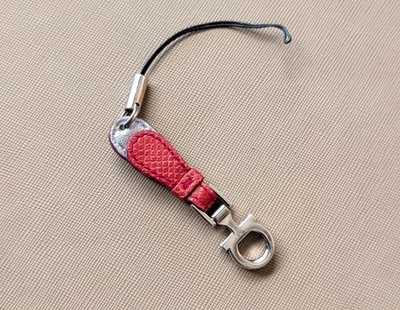 Vintage Salvatore Ferragamo Keychain Ring/ PHONE CHARM/ BAG CHARM - Image 1 of 4