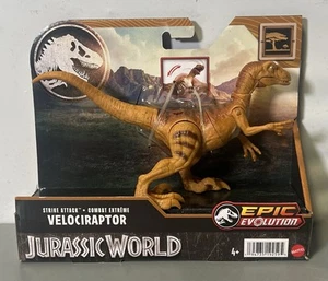 Jurassic World Epic Evolution Strike Attack VELOCIRAPTOR Mattel ~New - Picture 1 of 6