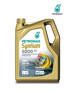 5 Litri Olio Motore Petronas Syntium 5000 Xs 5W30 FCA 955535 S3 Synthetic C2/C3 - Foto 1 di 2